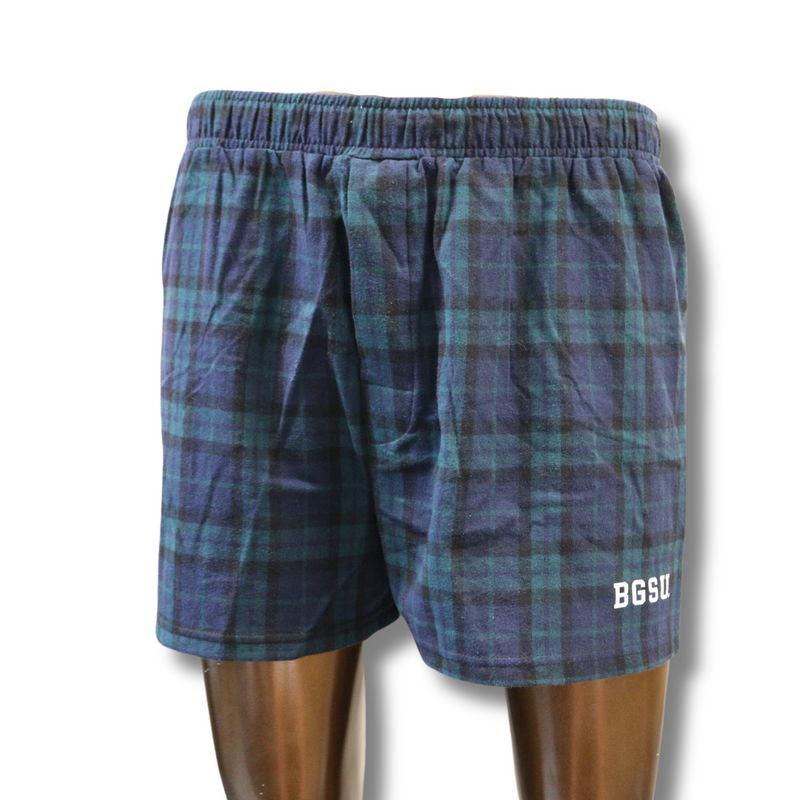Boxercraft BGSU Flannel Shorts