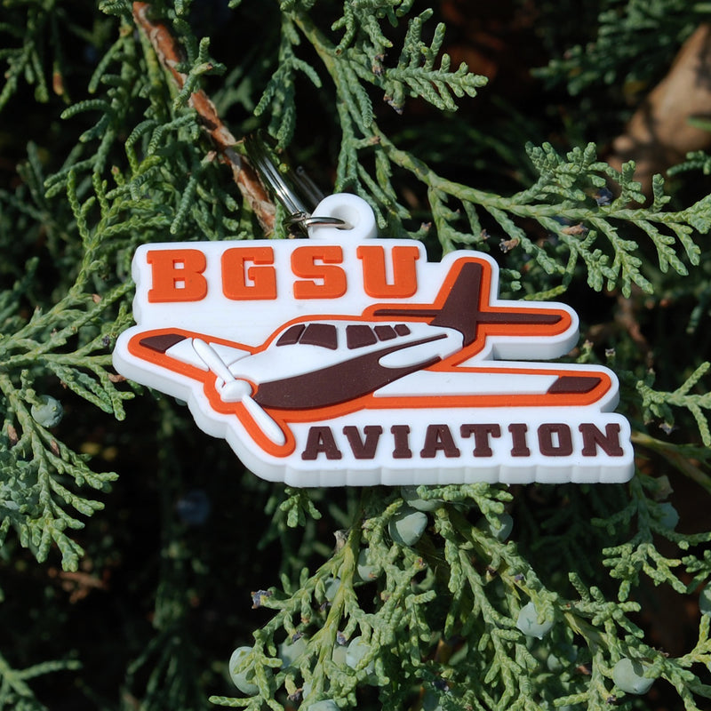 Spirit BGSU Aviation 3-D Key Chain