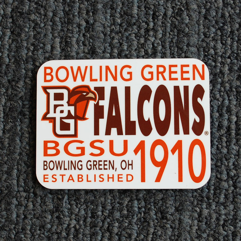 Spirit BGSU Quincy Rectangle Magnet