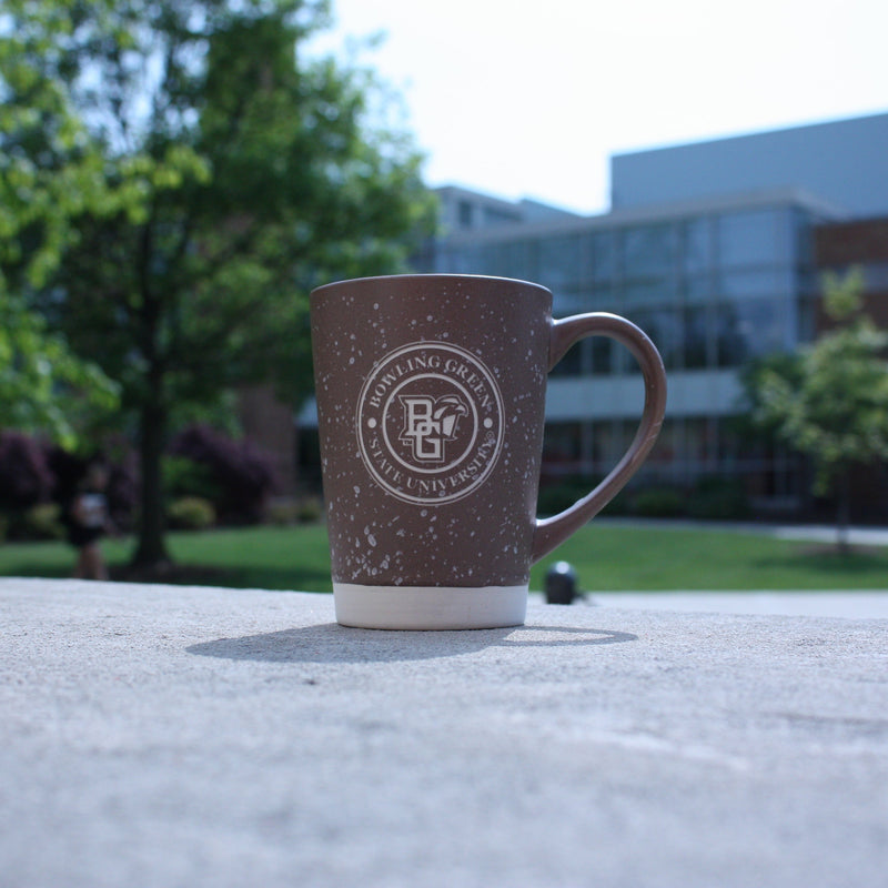 Bowling Green Brown Etched Mug w/ Faux Seal