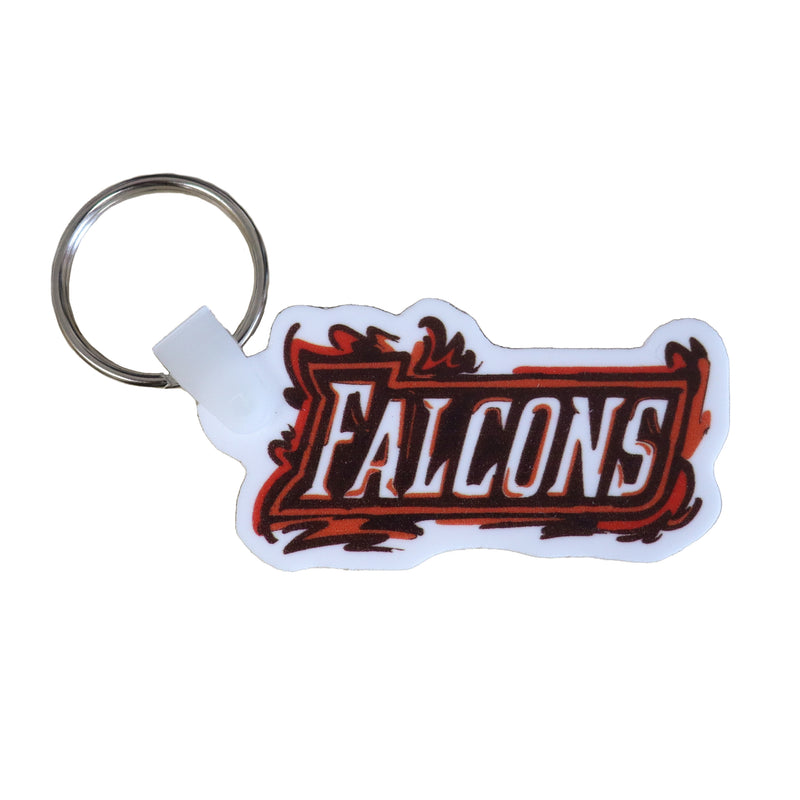 Justin Patten Art Falcons Key Ring