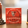 BGSU Falcons & Dogs Wood Block
