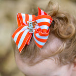Peekaboo Striped Queen Bow