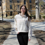 Zoozatz Falcons 1/4 Zip Cropped Sweatshirt