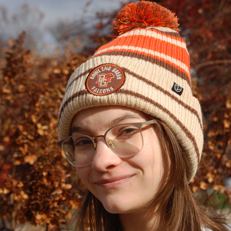 Zephyr Bowling Green Falcons Paramount Dark Stone Knit Hat