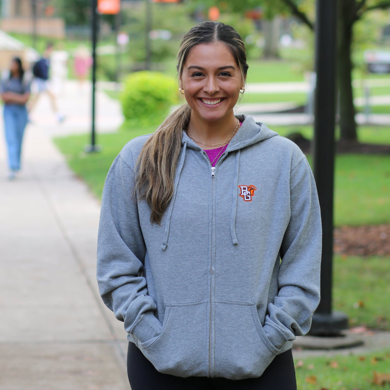 Vantage BGSU Peekaboo Lightweight Fleece Full Zip