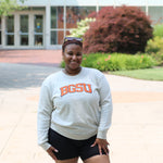 MV Ladies BGSU Raelynn Applique Crew