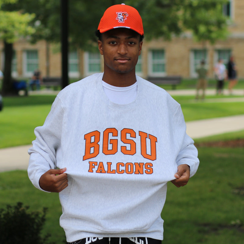 BGSU Reverse Knit Crew