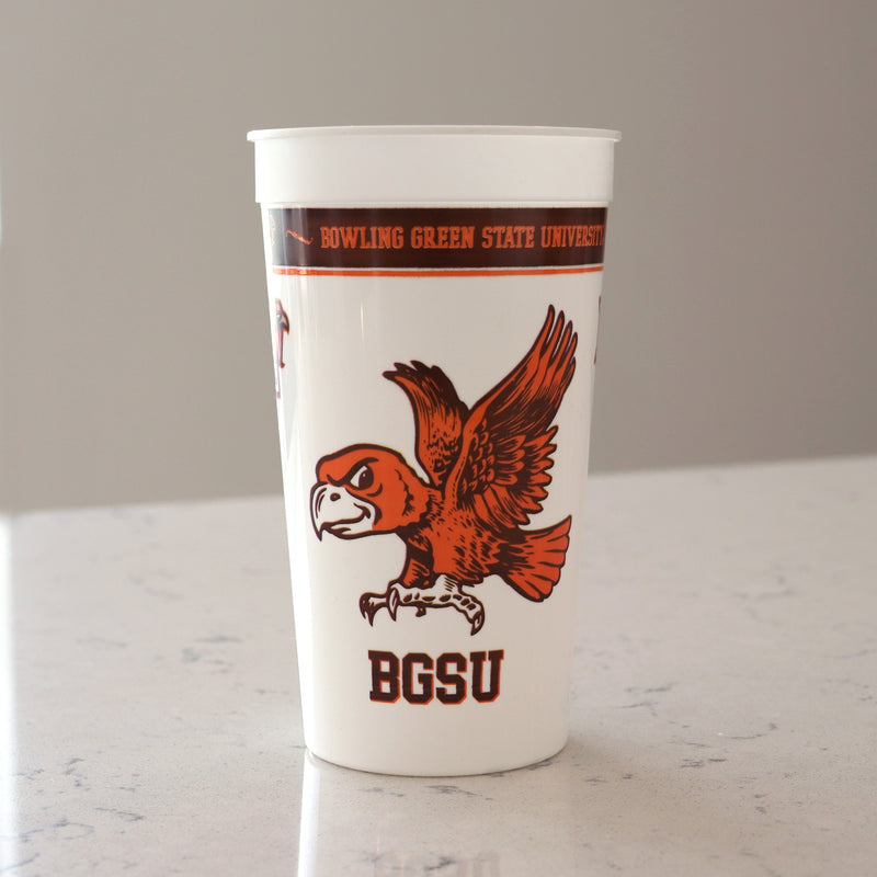 BGSU Vintage Falcon 32oz Stadium Cup SINGLE