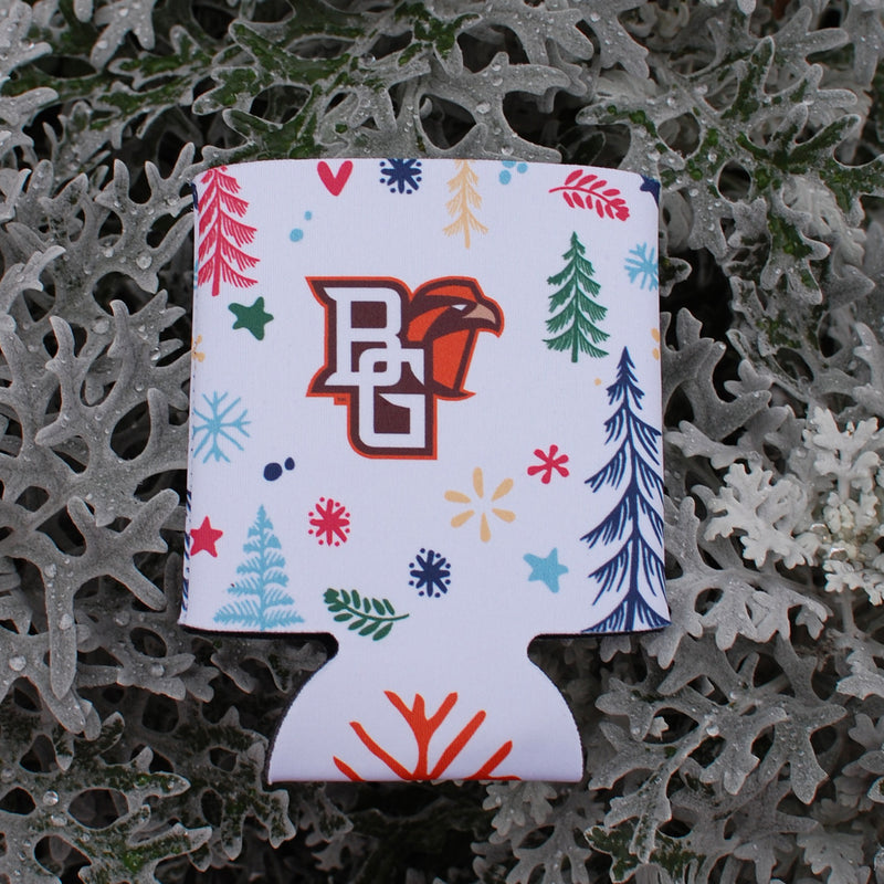 MCM Peekaboo Trees Koozie