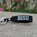 Jardine BGSU Falcons silicone Strap Keychain with Carabiner