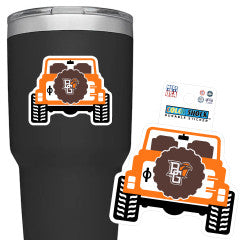 CDI Durable Jeep Sticker