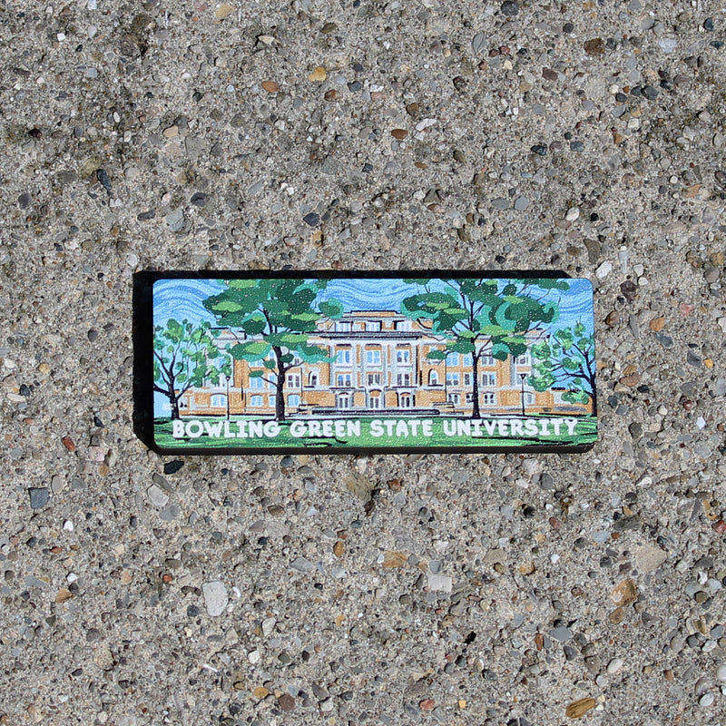 Neil Justin Patten University Hall Wood Magnet