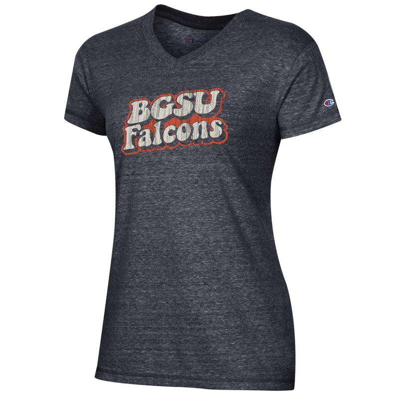 Champion Ladies BGSU Falcons Triumph SS V-neck Tee