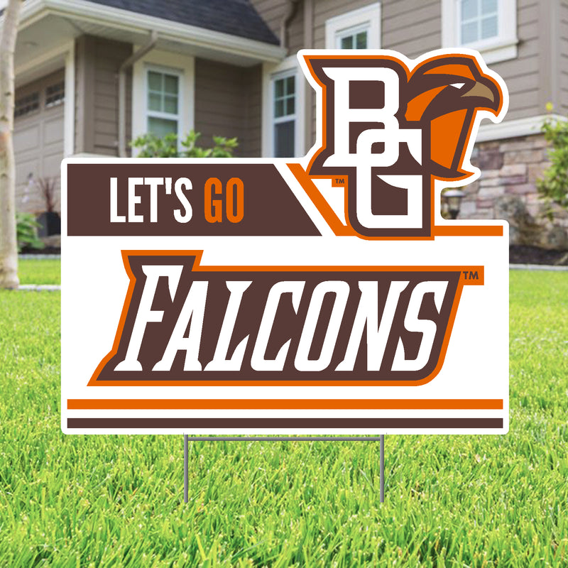 Let's Go Falcons Yard Sign