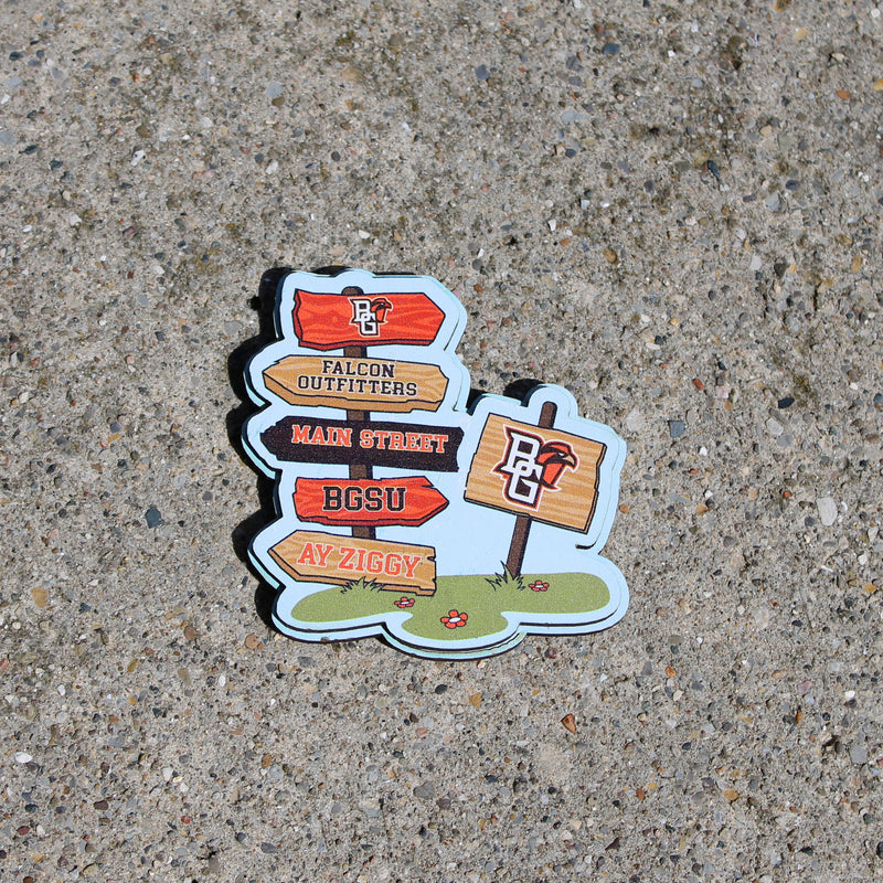 Spirit BGSU Halftime Signpost Magnet