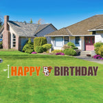 Large Happy Birthday Yard Sign