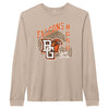 Ouray Falcons Roll Along Helmet Pigment Dyed LS Tee