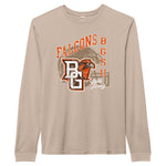 Ouray Falcons Roll Along Helmet Pigment Dyed LS Tee