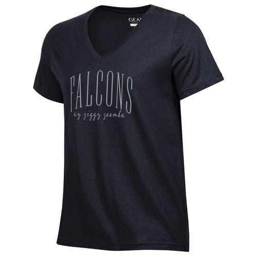 Ladies Gear Falcons Ay Ziggy Aya V-Neck Tee