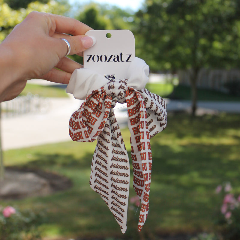 Zoozatz BGSU Falcons Scrunchie Bow