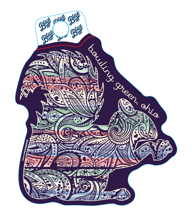 Blue 84 Stickers