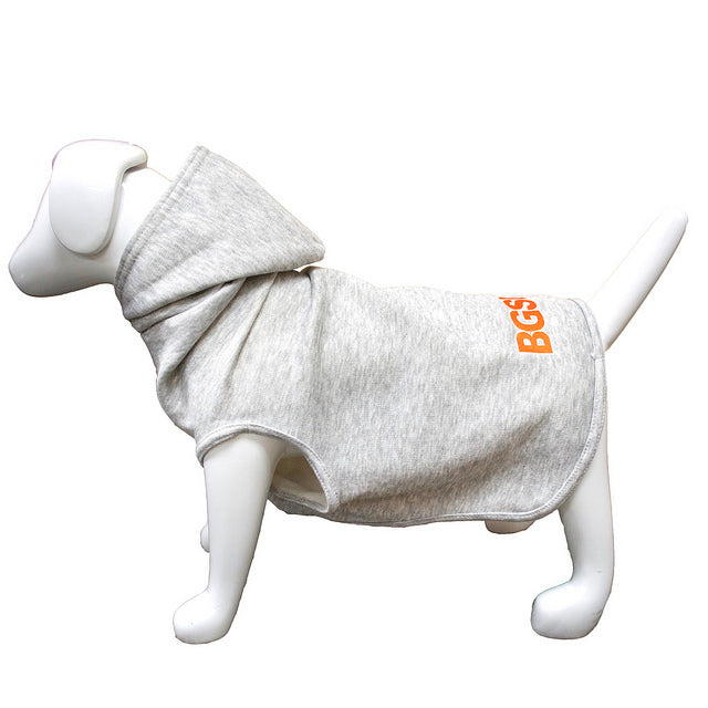BGSU Fleece Dog Hood- Grey