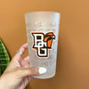 BGSU Frosted Fight Song Mixing Glass