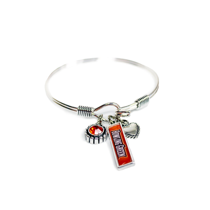 FTH Bowling Green Triple Charm  Bracelet