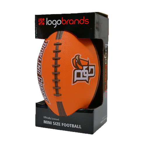 BGSU Logo Brand Mini Football Orange