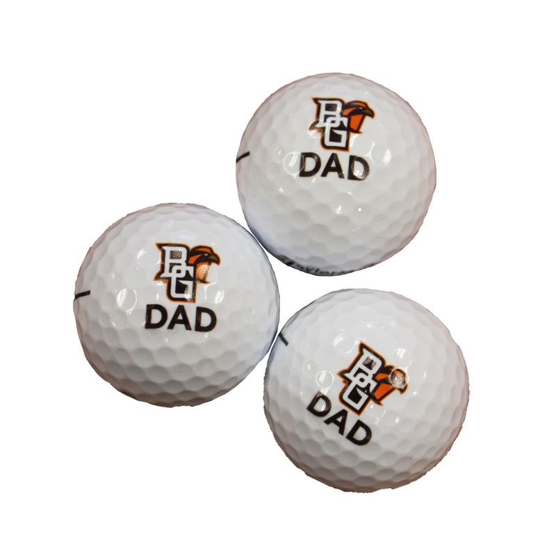 BGSU Dad Golf Ball 3 pack
