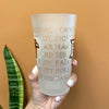 BGSU Frosted Fight Song Mixing Glass